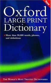 book Oxford Large Print Dictionary