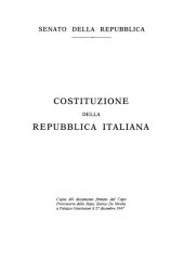 book Costituzione della Repubblica Italiana