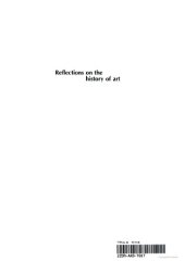 book Reflections on the history of art : views and reviews