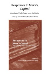 book Responses to Marx’s Capital : From Rudolf Hilferding to Isaak Illich Rubin