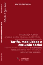 book Tarifa, mobilidade e exclusão social