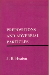 book Prepositions and Adverbial Particles