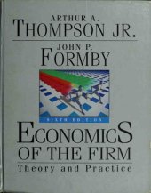 book Economics of the firm: theory and practice