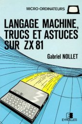 book Langage machine, trucs et astuces sur ZX 81