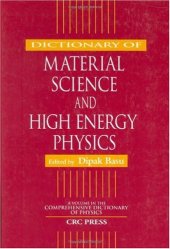 book Dictionary of material science and high energy physics