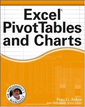 book Excel PivotTables and charts