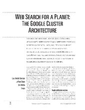 book Web Search for a Planet: The Google Cluster Architecture