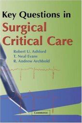 book Key Questions In Surgical Critical Care