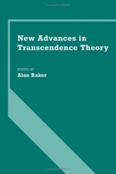 book New advances in transcendence theory