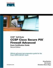 book CCSP Cisco secure PIX® firewall advanced exam certification guide