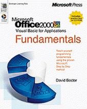 book Microsoft Office 2000: Visual Basic for Applications Fundamentals