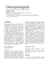 book Osteoprotegerin