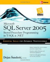 book Microsoft SQL Server 2005 Stored Procedure Programming in T-SQL & .NET