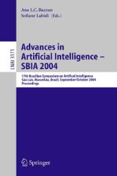 book Advances in Artificial Intelligence - SBIA 2004: 17th Brazilian Symposium on Artificial Intelligence