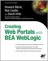 book Creating Web Portals with BEA WebLogic