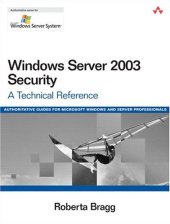 book Windows Server 2003 Security: A Technical Reference