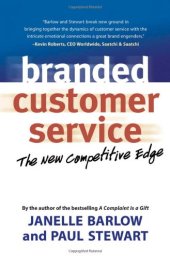 book Branded Customer Service: The New Competitive Edge