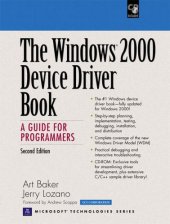 book The Windows 2000 Device Driver Book: A Guide for Programmers