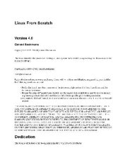 book Linux From Scratch