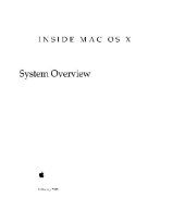 book X: Inside Mac OS X System Overview