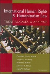 book International Human Rights and Humanitarian Law: Treaties, Cases, and Analysis