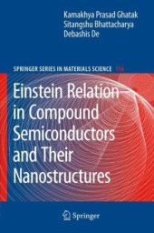 book Einstein Relation in Compound Semiconductors and their Nanostructures