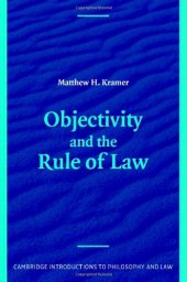 book Objectivity and the rule of law