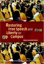 book Restoring free speech and liberty on campus