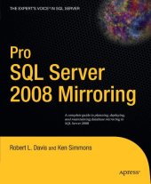 book Pro SQL server 2008 mirroring