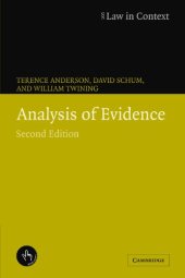 book Analysis of evidence