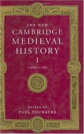 book The New Cambridge Medieval History, Vol. 1: c. 500-c. 700