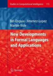 book New Developments in Formal Languages and Applications