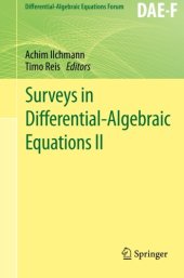 book Surveys in Differential-Algebraic Equations II