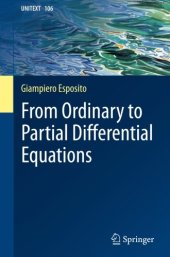 book From Ordinary to Partial Differential Equations