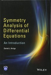 book Symmetry Analysis of Differential Equations: An Introduction