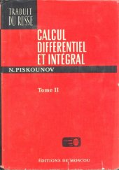 book Calcul différentiel et intégral