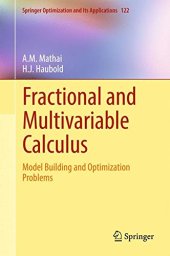 book Fractional and Multivariable Calculus: Model Building and Optimization Problems