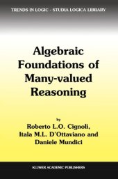 book Algebraic Foundations of Many-Valued Reasoning