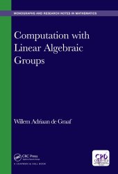 book Computation with Linear Algebraic Groups