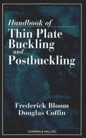 book Handbook of Thin Plate Buckling and Postbuckling