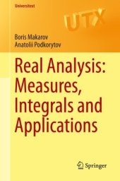 book Real Analysis: Measures, Integrals and Applications