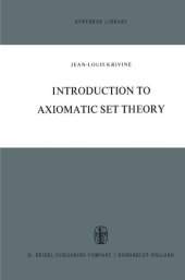 book Introduction to Axiomatic Set Theory