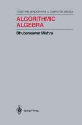 book Algorithmic Algebra