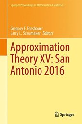 book Approximation Theory XV: San Antonio 2016