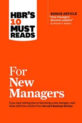 book HBR’s 10 Must Reads for New Managers