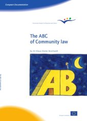 book The ABC of Community law