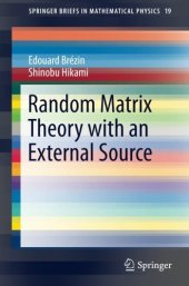 book Random Matrix Theory with an External Source