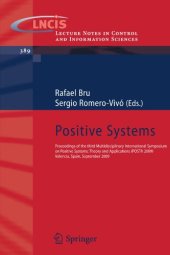 book Positive Systems: Proceedings of the third Multidisciplinary International Symposium on Positive Systems: Theory and Applications