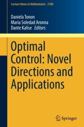 book Optimal Control: Novel Directions and Applications