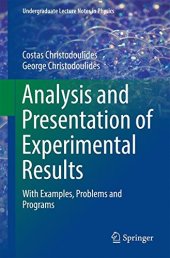 book Analysis and Presentation of Experimental Results: With Examples, Problems and Programs